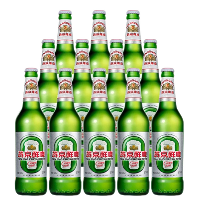 燕京啤酒10度500ml12瓶鲜啤