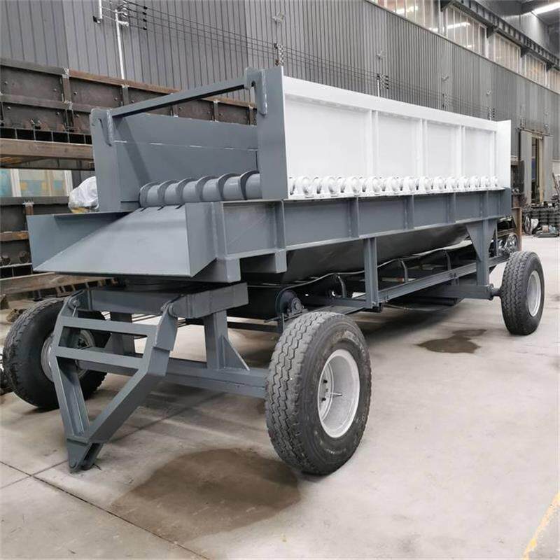 德辉砂石场土石分离机建筑垃圾石料分拣机蝶形泥石分离筛