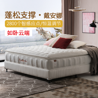 Radlove贵族家用卧室乳胶床垫记忆棉独立袋装弹簧席梦思加厚软垫