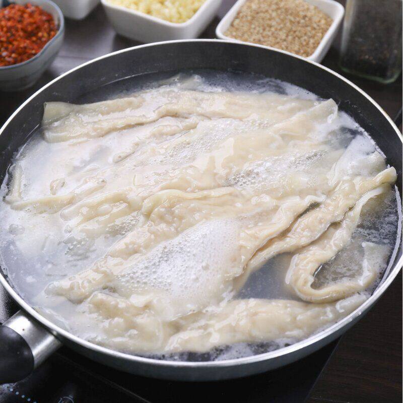 江南之味网红虾扯面虾滑宽面火锅麻辣烫食材速冻半成品早餐面点