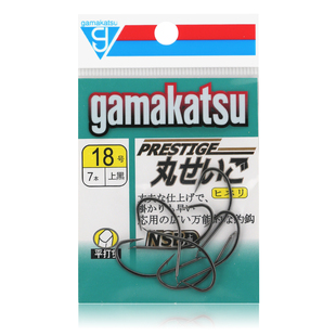 伽玛卡兹雷霆丸世黑鱼钩日本进口伽马有倒刺C1MA2垂钓钩