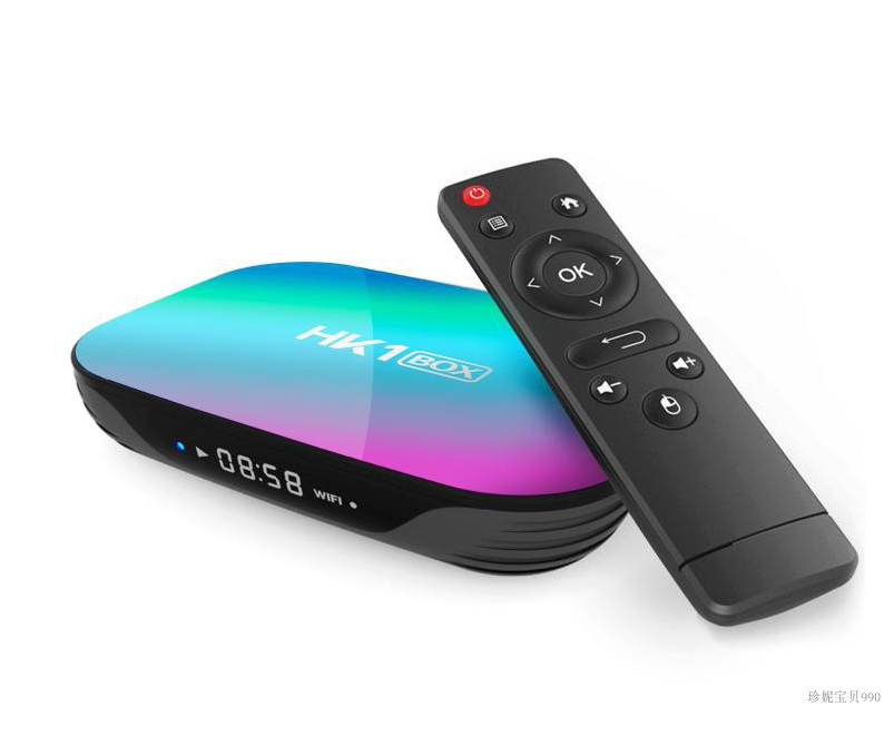 hk1 box android s905x3双频蓝牙安卓电视盒 1000m Set top box-封面