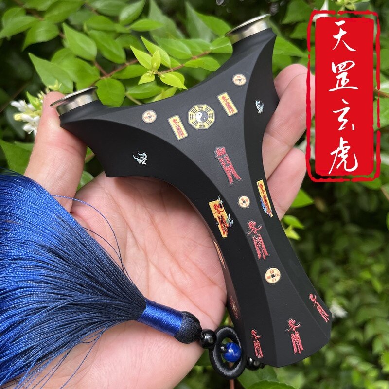 正品天罡玄虎重炮圆头扁皮弹弓9520户外反曲强力竞技解压玩具
