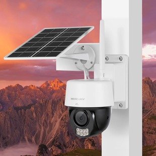 水星400万4G免流量低功耗暗夜全彩太阳能球机不需要充值MIPC4286WBL F4GE