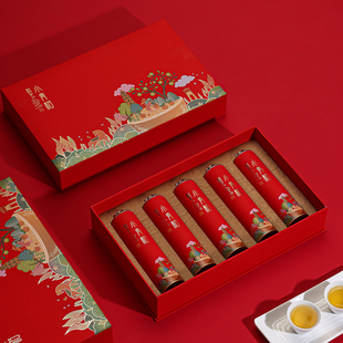 小青柑礼盒空盒子新会陈皮普洱茶茶叶包装盒空礼盒5罐装28粒定制