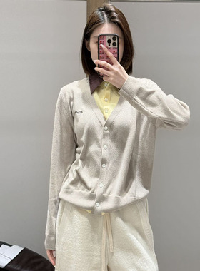 【现货】FIZZFLY | 25冬季设计师品牌新款拼色假两件针织开衫