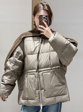 【现货】AVVENN25冬季新品设计师中长款宽松羽绒服