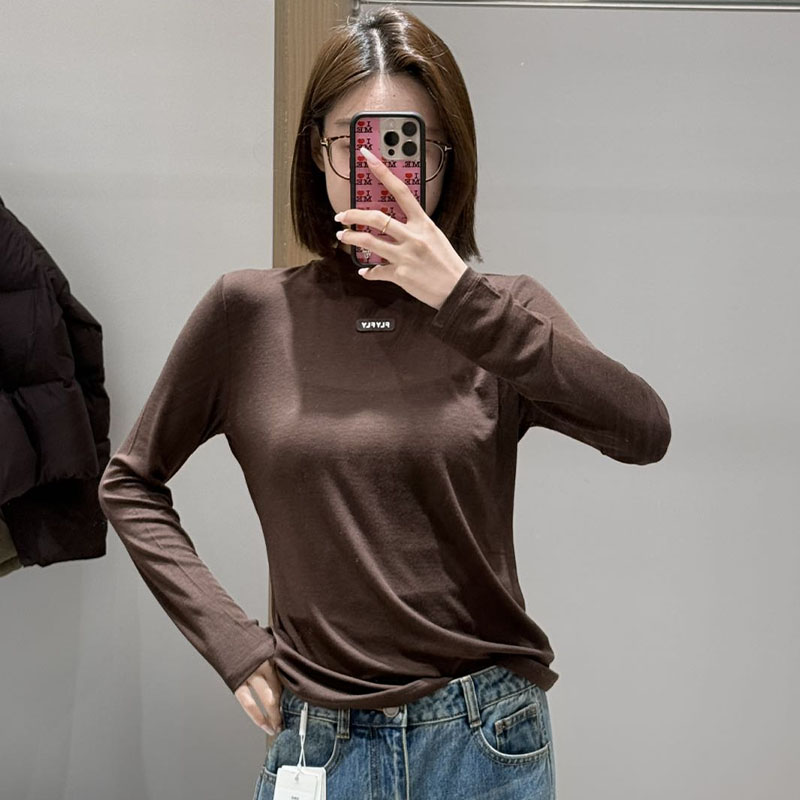 【现货】FIZZFLY | 25冬季设计师品牌新款立体领绣标打底衫