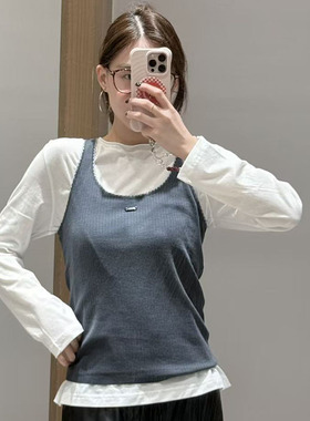 【现货】FIZZFLY | 25冬季设计师品牌新款U领花边背心