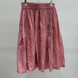 新款 26设计师品牌春季 大裙摆纯色半身裙 现货询价