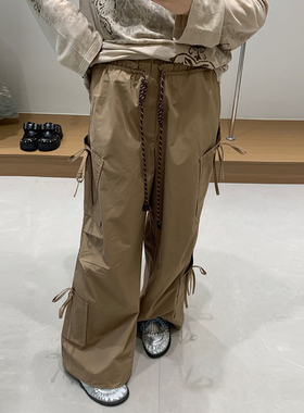 AVVENN | 25设计师品牌新款 25SS夏季时尚多口袋抽绳长裤