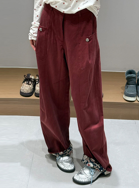 【现货】FIZZFLY | 25设计师品牌新款 25秋季裤脚翻边工装裤