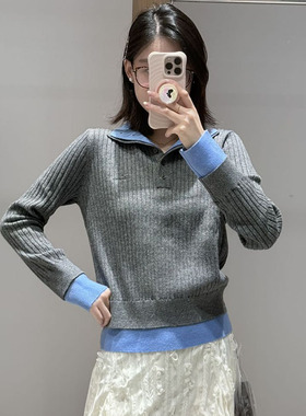 【现货】AVVENN25冬季新品设计师装饰针织长袖毛衣