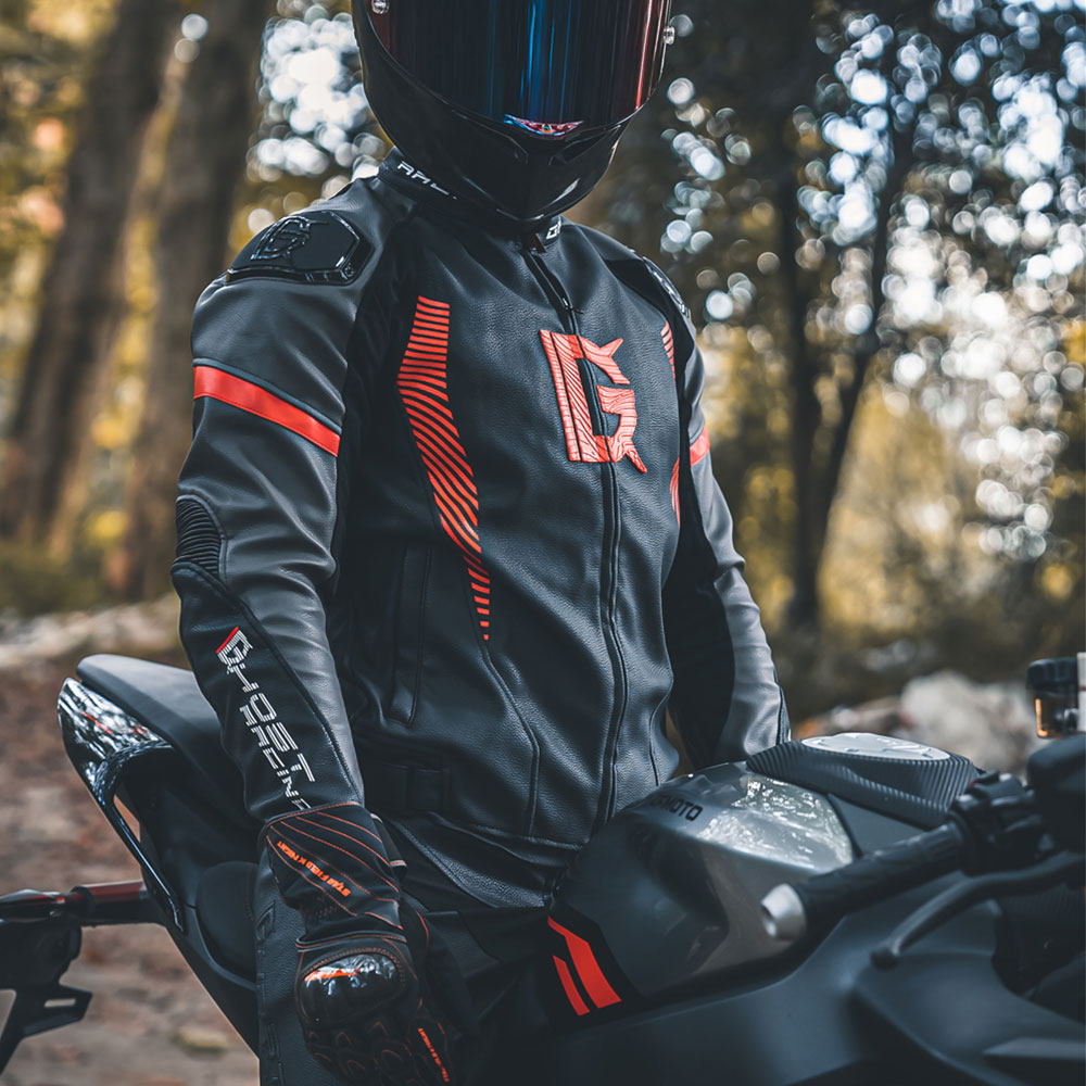 魔鬼竞赛摩托车骑行服保暖机车服皮衣男女赛车服防摔骑士四季套装