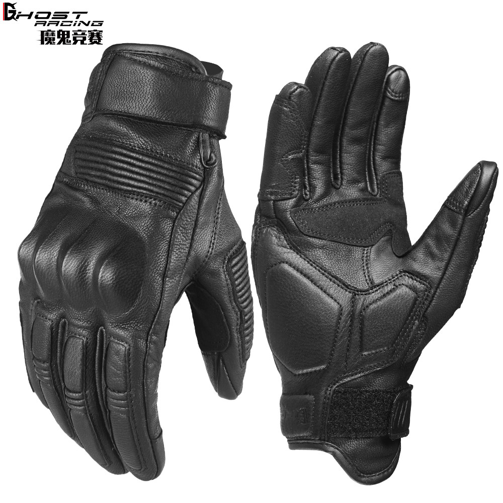 皮手套摩托车机车复古夏季款战术骑行骑士装备真皮男女情侣春秋