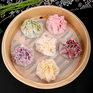 内蒙古呼市烧卖皮烧麦稍麦彩色果蔬粉非色素稍卖皮包牛肉羊肉3送1