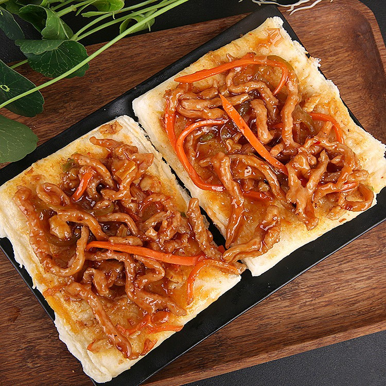 呼市记忆麻辣焙子天天香热夹饼鱼香肉丝味 特产糕点干货早点包邮