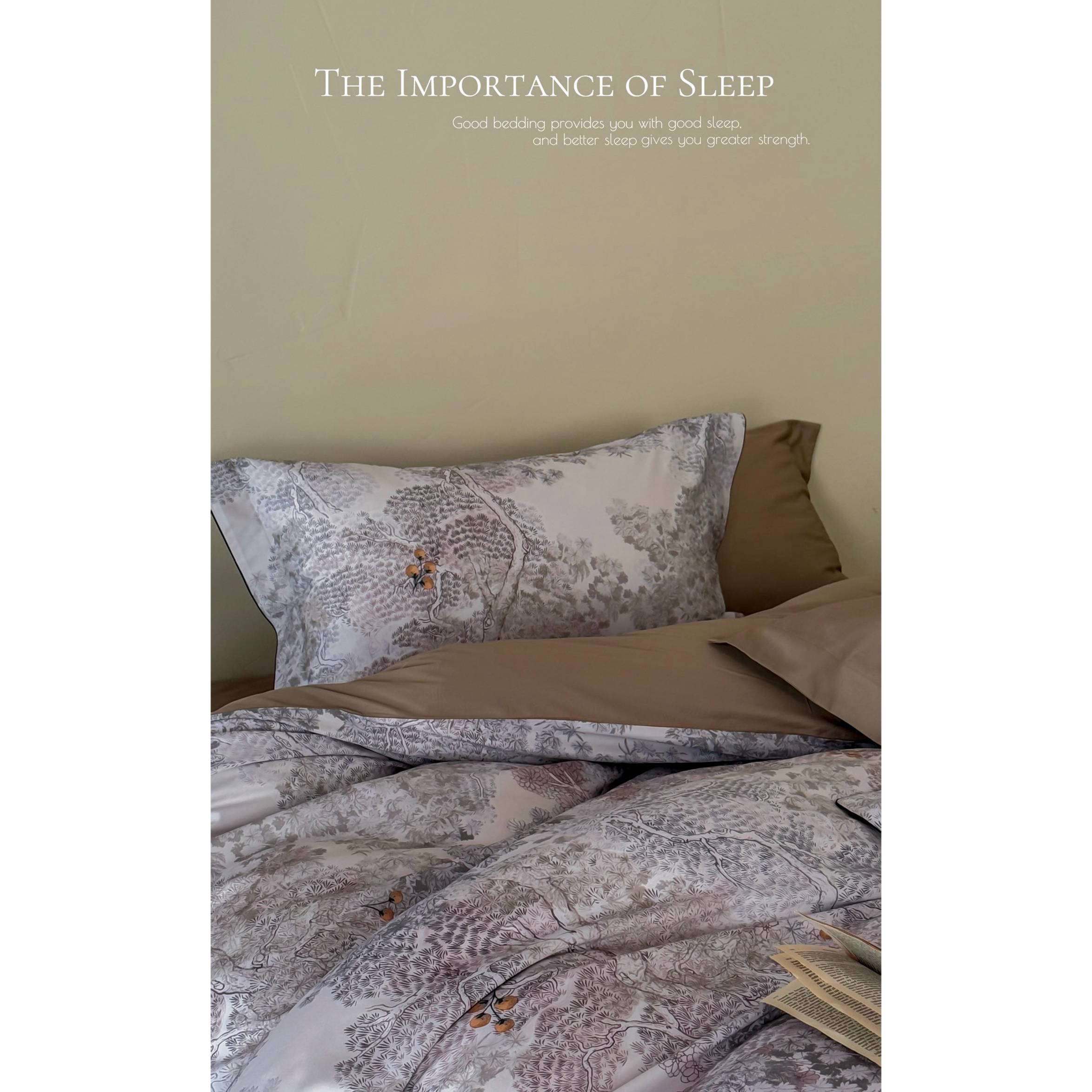 四件套长绒棉床单款简约轻奢