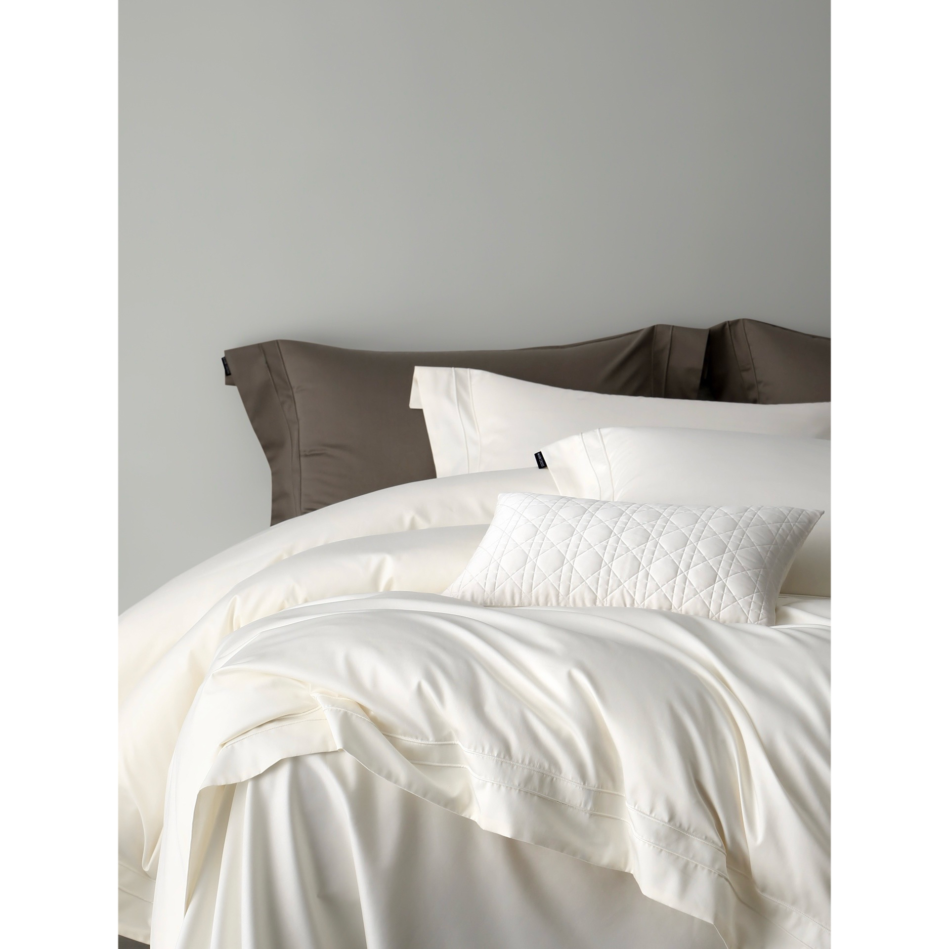 LIWOO奢绸2.0｜100S新疆阿瓦提长绒棉纯色四件套  极简主义床品