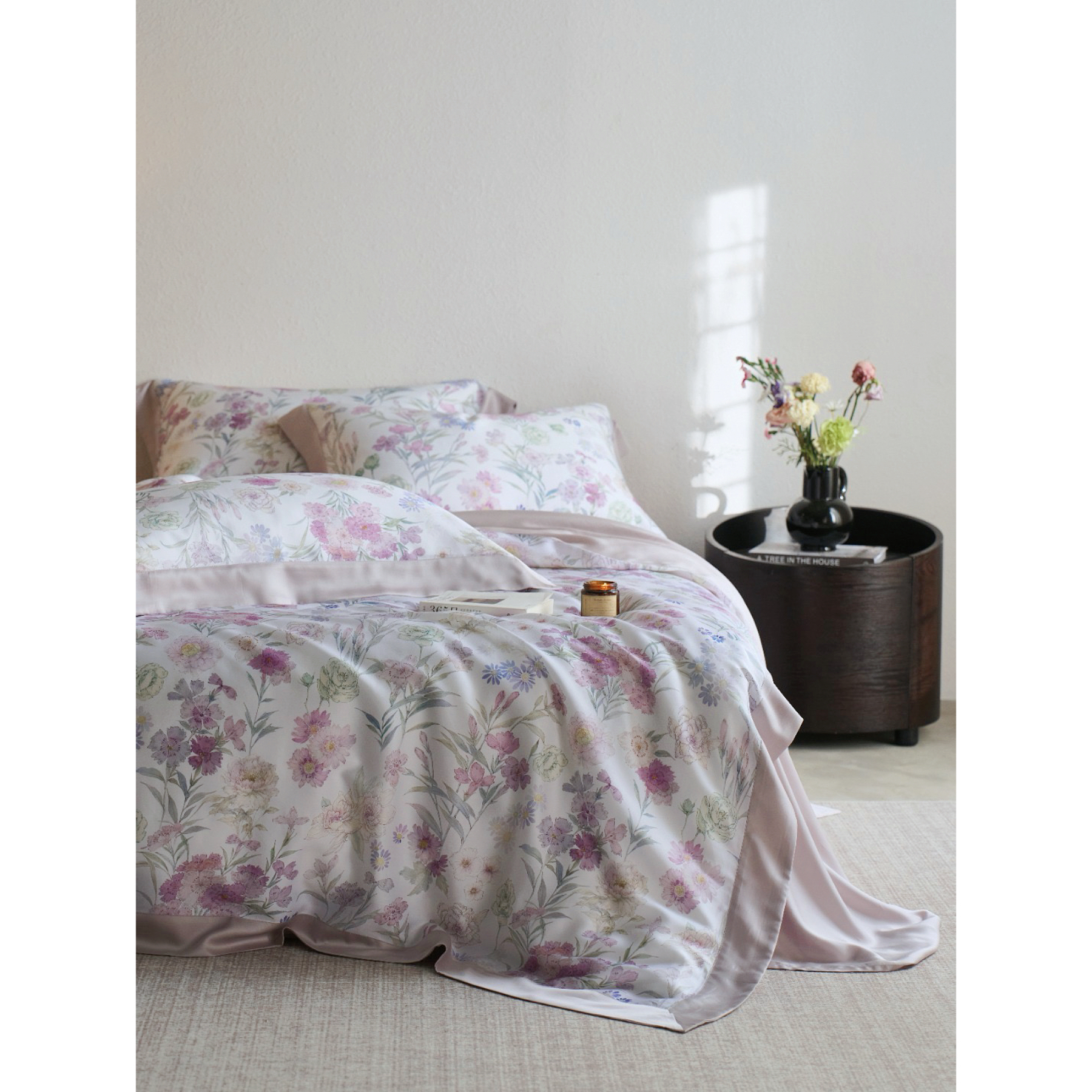 LIWOO｜60s天丝四件套 100%莱赛尔 《春日花园》系列 9色汇总