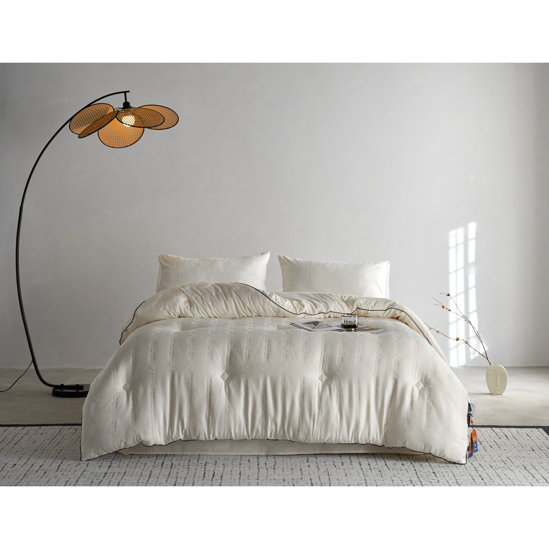 LIWOO｜羊绒蛋白纤维四季被 柔软细腻防鹅绒被（含20%蚕丝）