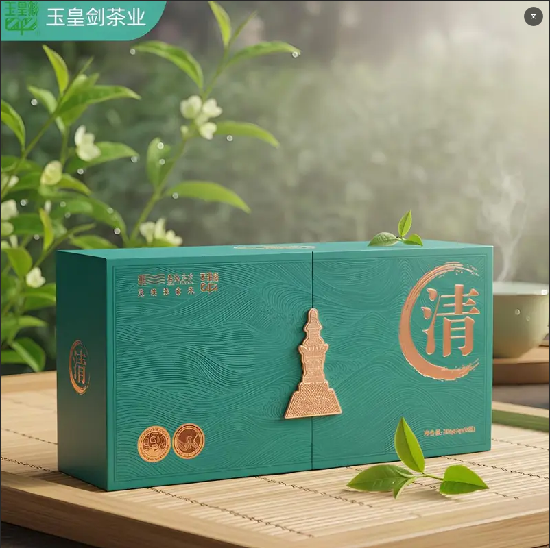 2026玉皇剑明前有机绿茶清毛尖礼盒装200克（4克*50泡）