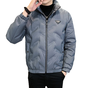 2025冬男款标90修身压花立领贴标羽绒服A230-K006-P175(控270)图片