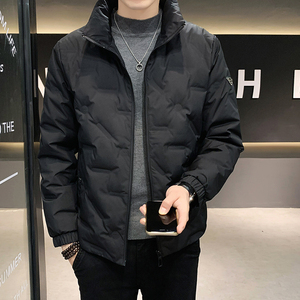 2025冬男款标90修身压花立领贴标羽绒服A230-K001-P175(控270)图片