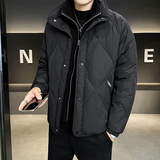 2025冬男微宽松假两件立领标90羽绒服A230-991-P348(控488)，男装羽绒服，电商A230