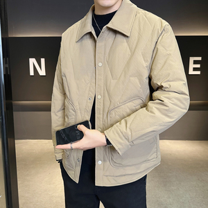 2025冬男修身新标50%白鸭绒轻薄羽绒服A230-6665-P165（控238）图片