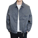 2025秋款韩版宽松休闲百搭工装夹克外套男A230-95506-P125(控168)，男装夹克，电商A230