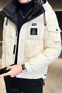 2025秋冬男款微阔连帽宇航员羽绒服外套A230-6927-P195（控288）图片