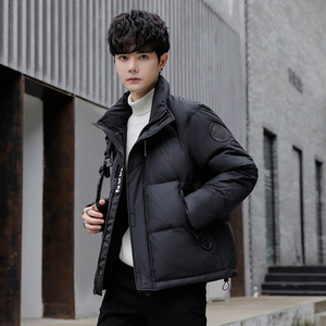 2025冬男标90玉米格贴标宽松羽绒服A230-909-P268（控368）图片