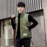 2025秋冬男款立领拉链拼料羽绒棉马甲外套A230-023-P115（控158），男装羽绒服，电商A230
