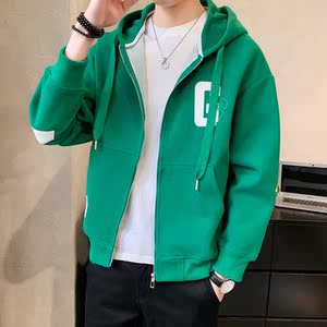 2026春款男微落肩字母刺绣休闲连帽夹克A230-2023-P125（控168），男装夹克，电商A230