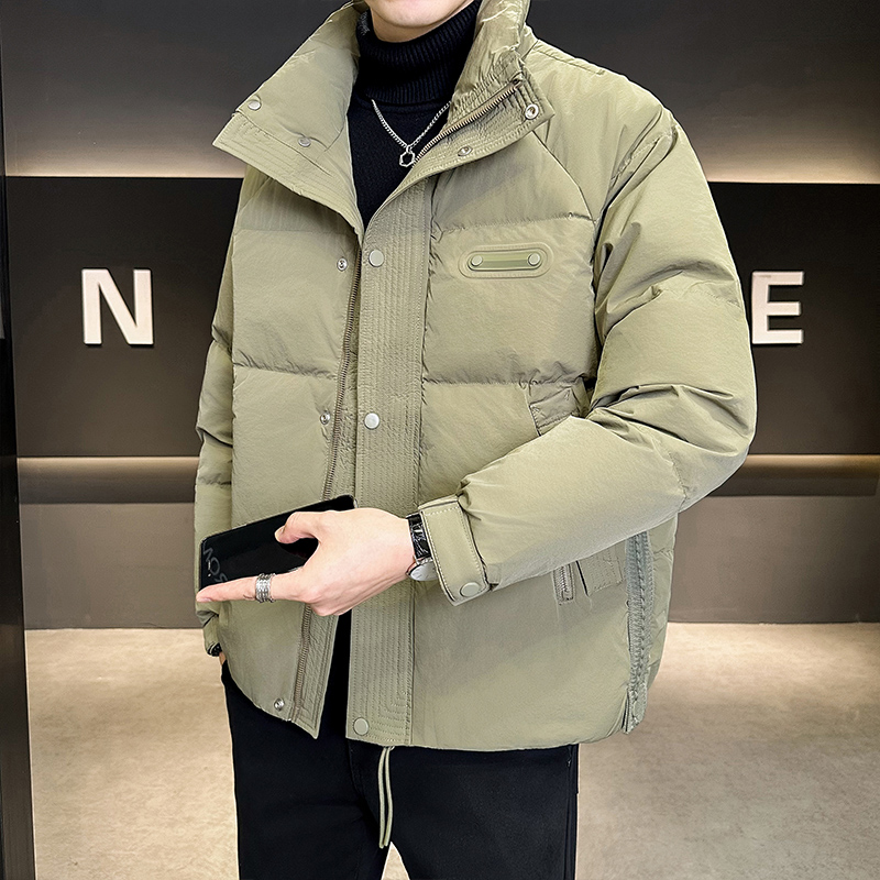 2025冬男女款微宽松立领贴标羽绒面包服A230-9608-P185(控280)，鞋类箱包手腕包，电商A230