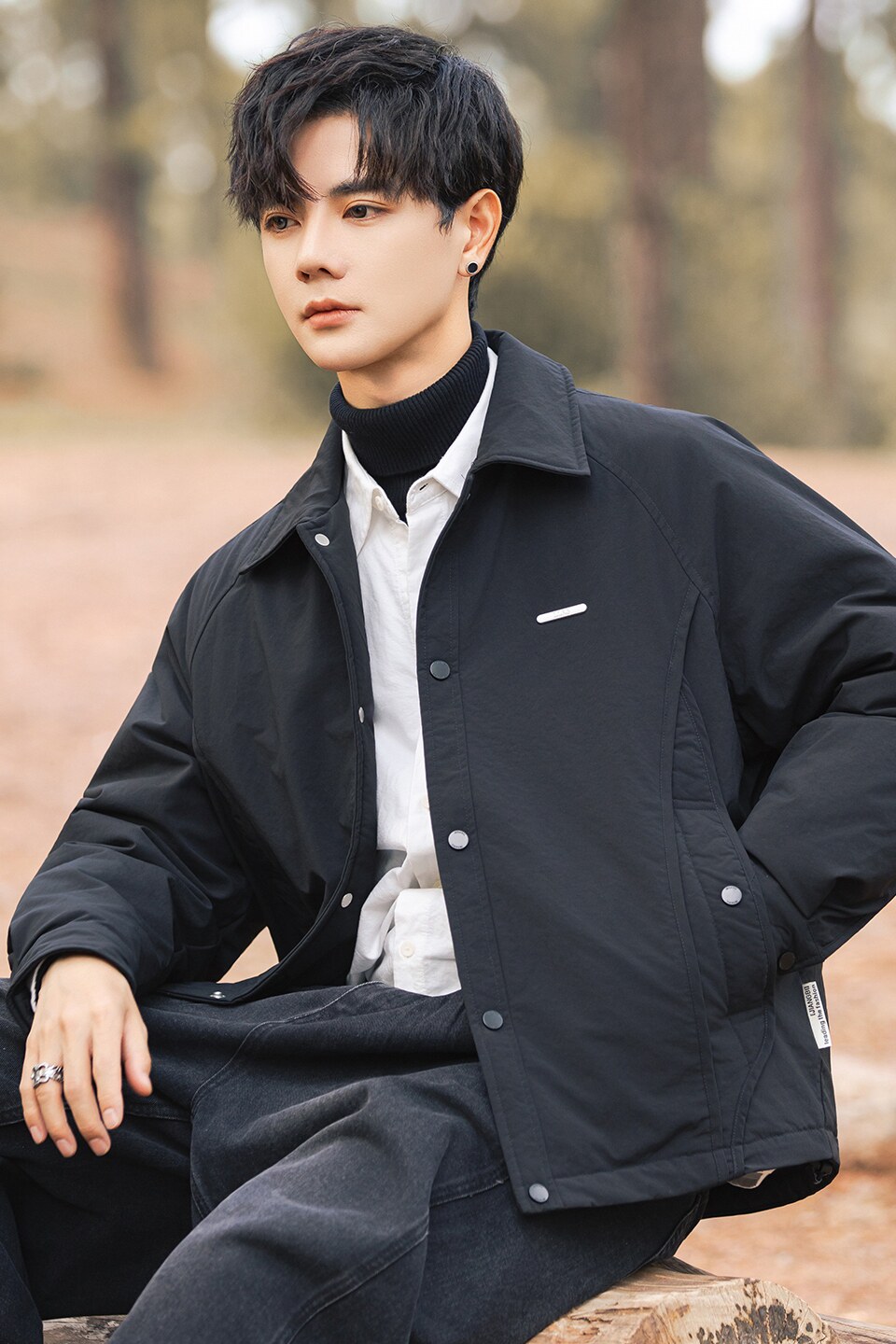 2025冬男宽松新标90%白鸭绒轻薄羽绒服A230-95702-P195(控290),男装羽绒服,电商A230