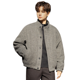 2025年年货款立领纽扣加绒毛呢外套A230-1088-P208(控308），女装短外套，电商A230