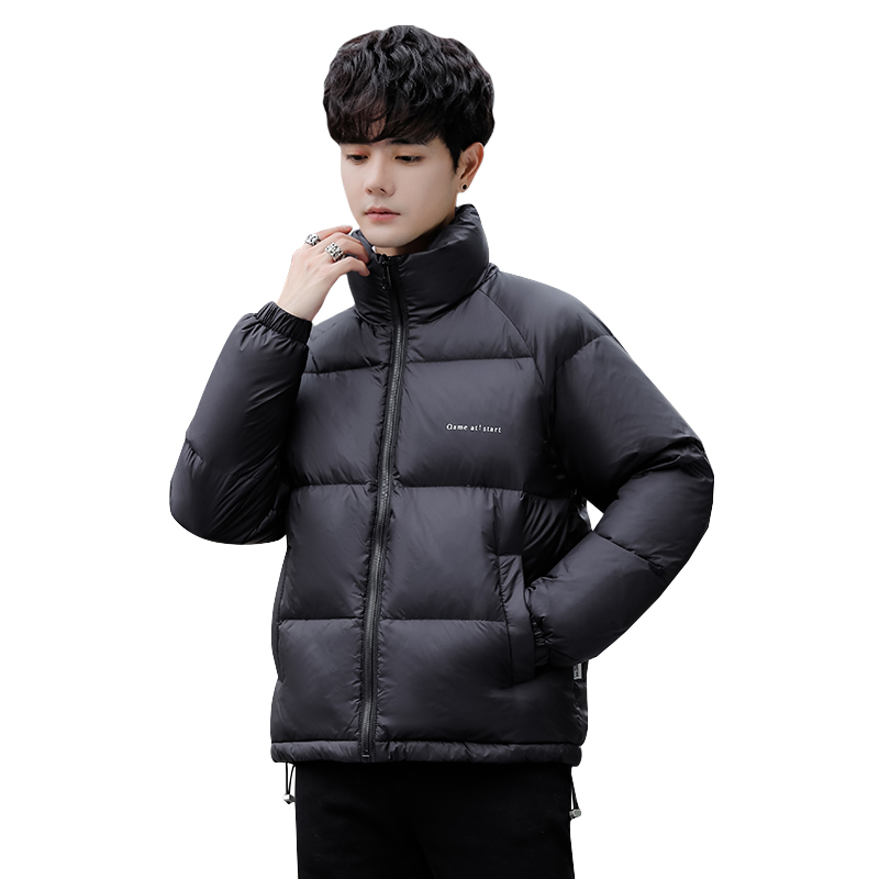 2025冬男女同款立领字母印花纯色面包服A230-7007-P145（控245），鞋类箱包手腕包，电商A230