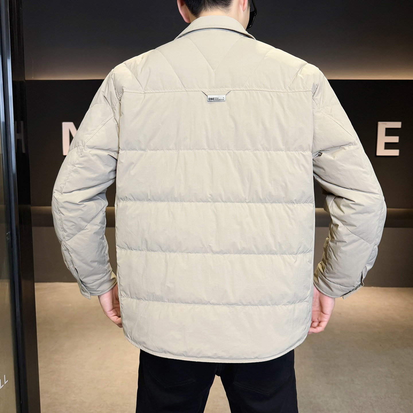 2025冬男修身新标50%白鸭绒轻薄羽绒服A230-6668-P158（控199）,男装羽绒服,电商A230