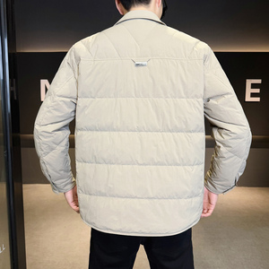2025冬男修身新标50%白鸭绒轻薄羽绒服A230-6668-P158（控199）图片