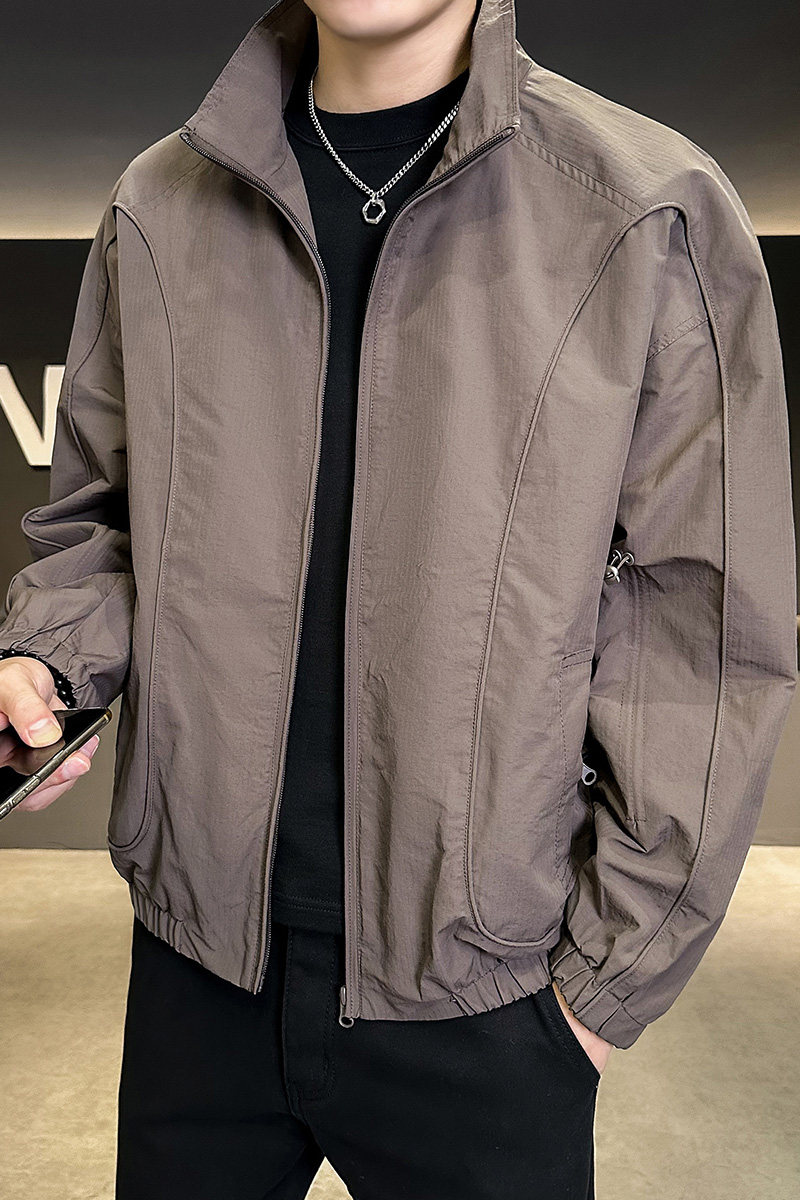 2025年秋季男新款立领宽松结构式夹克外套A230-8867-P145(控188),男装夹克,电商A230