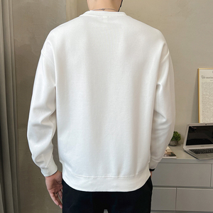 2025秋季男士新款微阔贴布撞色圆领卫衣打底A230-8850-P80(控118)图片