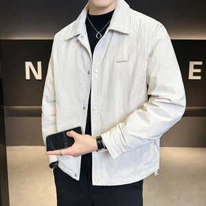 2025冬男宽松新标90%白鸭绒轻薄羽绒服A230-95702-P195(控290)图片