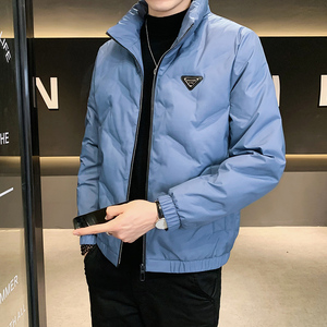 2025冬男款标90修身压花立领贴标羽绒服A230-K006-P175(控270)图片