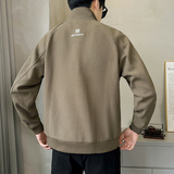 2025秋季男立领修身贴标二条杠夹克外套A230-9926厚-P155(控205)，男装夹克，电商A230