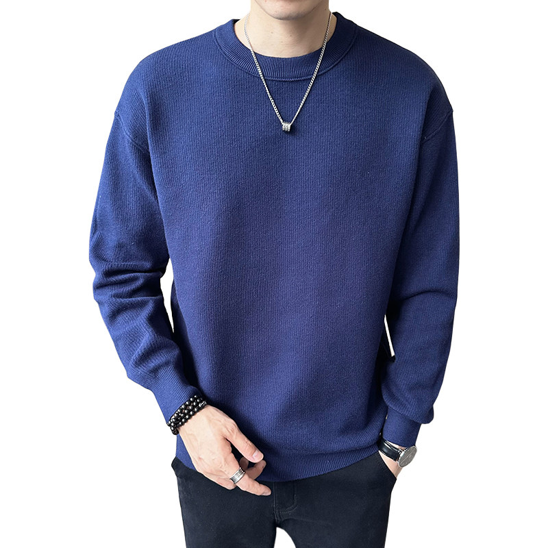 2025秋冬男新款落肩反车线纯色圆领打底衫A230-666-P78（控108）,男装T恤,电商A230