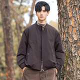 2025冬男宽松圆领标90白鸭绒轻奢羽绒服A230-8166-P275(控375)，男装羽绒服，电商A230