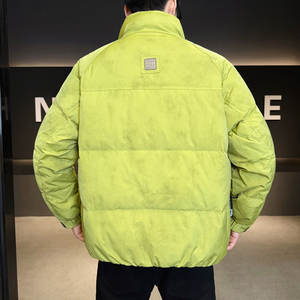 2025年冬男微宽松立领脏脏灰标50羽绒服A230-3307-P218(控318）图片