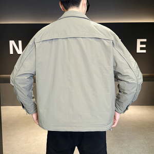 2025冬男宽松新标90%白鸭绒轻薄羽绒服A230-95702-P195(控290)图片